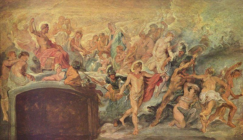 Peter Paul Rubens Die Blute Frankreichs unter der Regentschaft Marias von Medici, Skizze Germany oil painting art